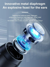 Altavoz Bluetooth con doble altavoz estéreo para exteriores, reproducción TFSB, transmisión de voz FM, subwoofer portátil, altavoz inalámbrico 5.0