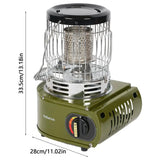 Outdoor Heater 1300W Portable Dual-Use Heating Stove Liquefied Gas Mini Tent Heater Grill Stove Tent Heater For Camping - Lootquake