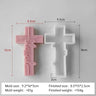 Portrait Face Silicone Mold Jesus Sculpture Cross Aroma Candle Resin Plaster Ornament Mold Home Decor Crafts Making Mould