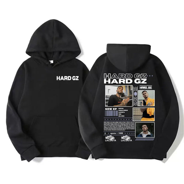 Rapper Hard Gz Lacosta 2025 Tour Graphics Hoodies Men Women's Harajuku Hip Hop Street Sweatshirt Fashion Casual Oversized Hoodie - Lootquake