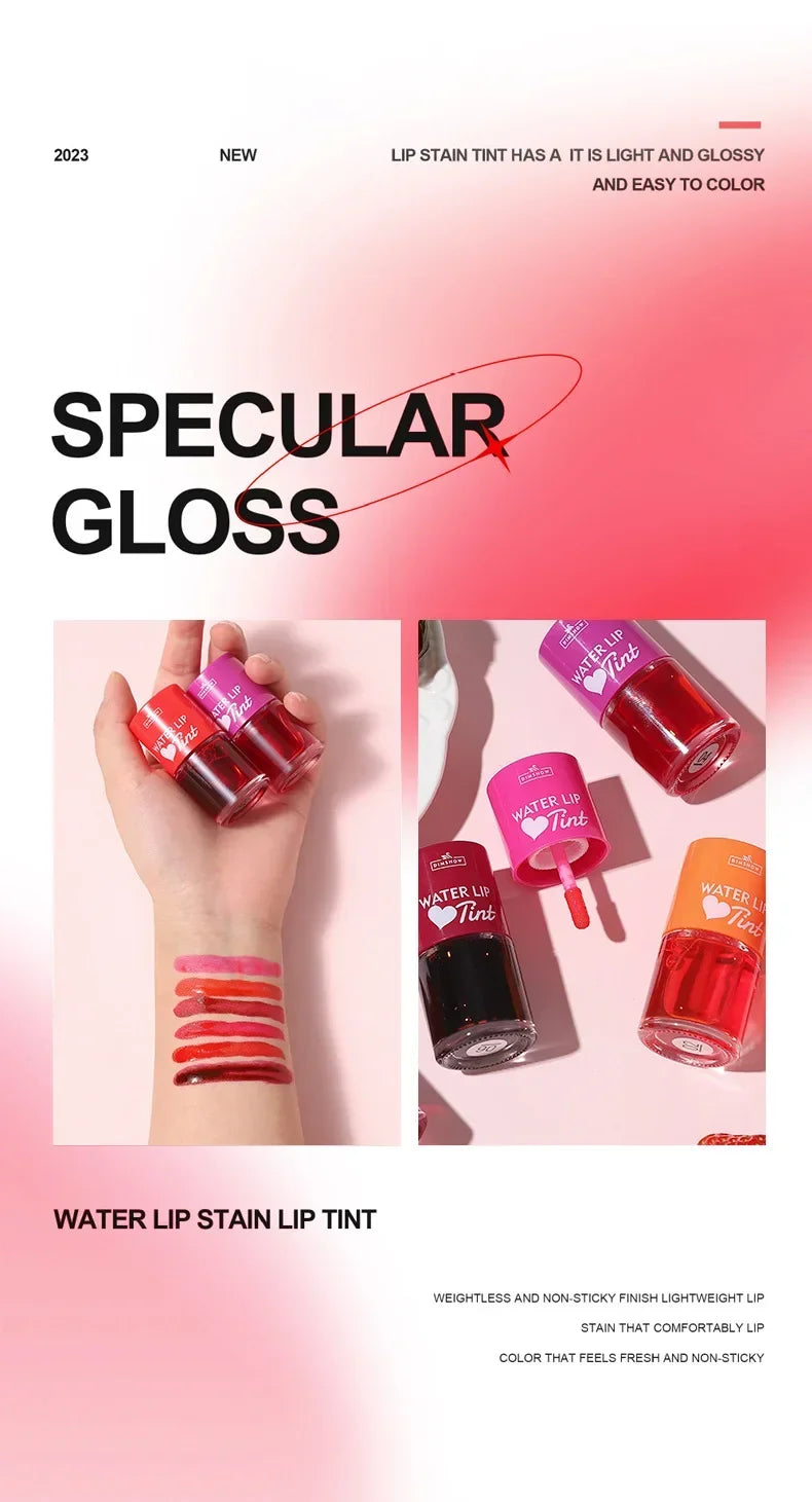 Liquid Lipstick Facial Rouge Big Eye Eyeliner 2-IN-1 Multipurpose Makeup Long-lasting Moisturizing Matte Non-stick Lip Gloss