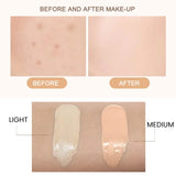Crema de base CC, hidratante natural, resistente al agua, iluminadora, corrector, cobertura, control de grasa y manchas, maquillaje duradero.