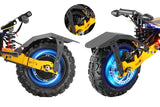 Patinete eléctrico todoterreno YUME X11+ de 6000 W con motor dual, 60 V-30 Ah, para adultos, velocidad máxima de 95 km/h, motor sin escobillas, alcance de 100 km.