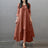 Women Elegant Linen White Dresses Bohemia Layering Vintage Robe Long Sleeve Loose Long Dress Female Autumn Vestidos - Lootquake