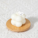 Bougie parfumée cubique compacte, parfum puissant, décoration d'intérieur, cadeau pour anniversaires, détente, toutes saisons, rafraîchissement de la pièce, aromathérapie