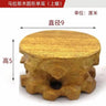 Expositor de estatuas de figuritas sencillas, bases de madera maciza en miniatura, juegos de café y té, pedestal, jarrón, maceta, mesa de clasificación de bonsáis