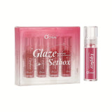 4 PCS Lipstick Set Moisturizing Breathable Glossy Non-Sticky Long-Lasting Full-Look Lips Light Durable Lip Gloss