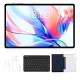 【Nouveau】 Tablette Android 15 Teclast P50Ai 11 pouces 90 Hz (6 Go + 10 Go) Max. 16 Go de RAM 128 Go Lpddr5 1280X800 Allwinner A733-Ai Octa-Core 7000 Mah Batterie Wifi-6 BT 5.4 Ai Tablettes PC