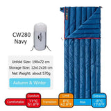 Naturehike CW280 Sleeping Bag Winter Waterproof Goose Down Sleeping Bag Ultralight CWM400 Hiking Camping Sleeping Bag - Lootquake