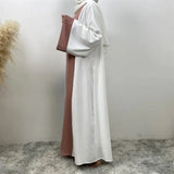 Eid Muslim Party Dress for Women Ramadan Abaya Fake 2 Piece Long Dress Morocco Vestidos Largos Dubai Turkey Robe Jalabiya 2024 - Lootquake