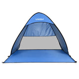 Tienda de campaña automática emergente para playa Lixada, ligera, para exteriores, con protección UV, para acampar y pescar, refugio solar tipo cabaña