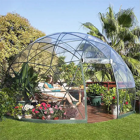 3.6M TPU Transparent Clear Bubble Dome Tent / Outdoor Event Party Camping Cafe Dining Plastic PVC Garden Igloo Dome Tent Luxury - Lootquake