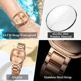 POEDAGAR Luxury Watch for Woman Waterproof Stainless Steel Quartz Ladies Watch High Quality Women's Watches Elegant Female Clock - Lootquake