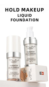 TLM Foundation Color Changing Mike Makeup For Full Coverage Blush Cream Brightening Moisturizing Longlasting Non-flading Makeup