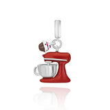 Dije de plata de ley 925 con forma de café, vino tinto, cafetera, copa de champán, compatible con pulseras colgantes originales, joyería DIY para mujer.