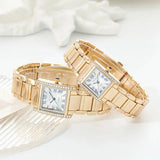 New Fashion Roman Scale Women Watches Luxury Ladies Wristwatch Quartz Watch Rhinestone Men Women Watches Relogio Feminino Clocks - Lootquake