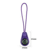 Mini Compass Thermometer Carabiner Compass Thermometer Carabiner 3 in 1 Outdoor Hiking Key Buckle Double Sided Metal Compasses - Lootquake