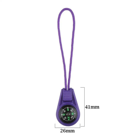 Mini Compass Thermometer Carabiner Compass Thermometer Carabiner 3 in 1 Outdoor Hiking Key Buckle Double Sided Metal Compasses - Lootquake