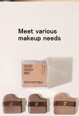 GUOXIAONIU 6PCS Makeup Blender Puffs Loose Powder Foundation BB Cream Cosmetics Applicator Sponge Dry Wet Use Tool