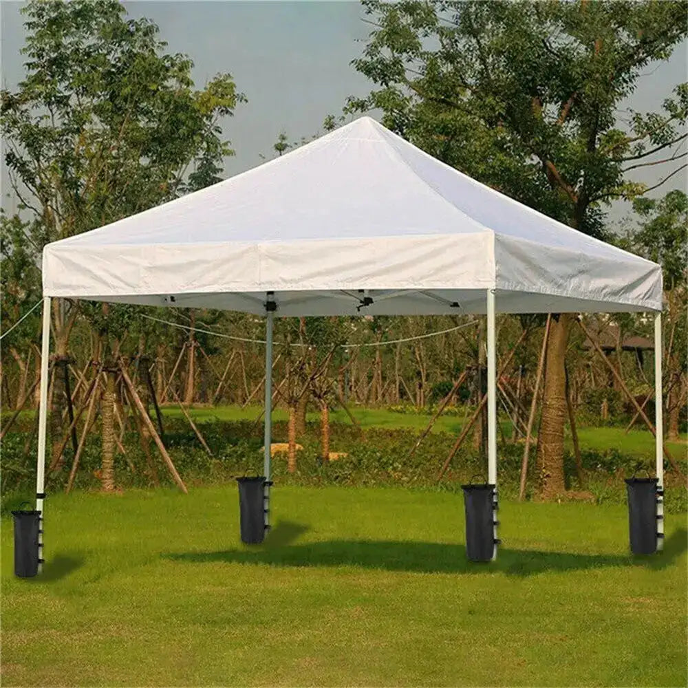 Durable Black Tent Sandbag with Handle Garden Gazebo Foot Leg Weights Sand Bag Sand Shelter Party Tent Set Camping Tools - Lootquake