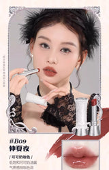 Rouge à lèvres Flower Knows Swan Ballet, brillant à lèvres effet miroir, hydratant et longue tenue, Nostickcup, nourrissant, 3,5 g