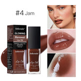 Elf Lip Oil Transparent Ice Velvet Lip Glaze Matte Matte Pigment Lipstick Lip Gloss Student Affordable Makeup 7Colors Lip Oil