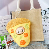 Labubu Doll Clothes, 17cm In Size, With A Piece Of Labubu, A Tomato Pizza Hanging Ornament, A Kid'S Clothes, And A Child'S Gift