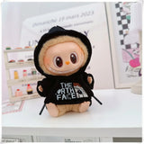 Vêtements de poupée Labubu, ensemble sweat à capuche et pantalon tendance, accessoires pour poupées Labubu Idol V1 V2, peluche universelle de 15/17 cm