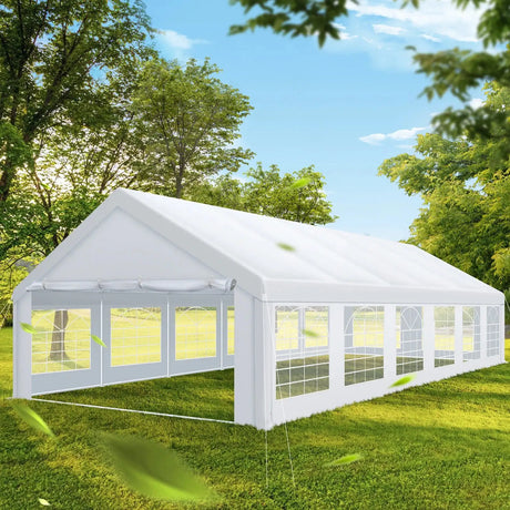 20x40FT Party Tent Heavy Duty, Wedding Tent, Event Tent for Parties, with 8 Removable Sidewalls, 20x40 Tent Carpas para Fiestas - Lootquake