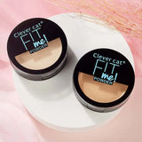 Polvos hidratantes naturales 2 en 1 para rostro, base suave, polvos compactos, maquillaje, corrector, cobertura de poros, blanqueamiento e iluminación.
