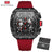 Sports Mens Watches Top Brand Luxury Waterproof Quartz Watch for Men Silicone Strap Fashion Wristwatches Relogio Masculino 0399G - Lootquake