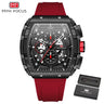 Sports Mens Watches Top Brand Luxury Waterproof Quartz Watch for Men Silicone Strap Fashion Wristwatches Relogio Masculino 0399G - Lootquake