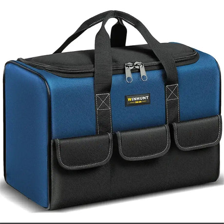 New Square Tool Bag with 30% More Capacity Waterproof Multi Pockets Tool Organizer Tool Pouch for Electrician Tools - Lootquake