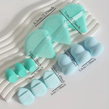 12 Piece All Purpose Makeup Sponge Set with Loose Powder Puffs Mini Air Cushion Puffs Beauty Eggs and Mini Beauty Sponges