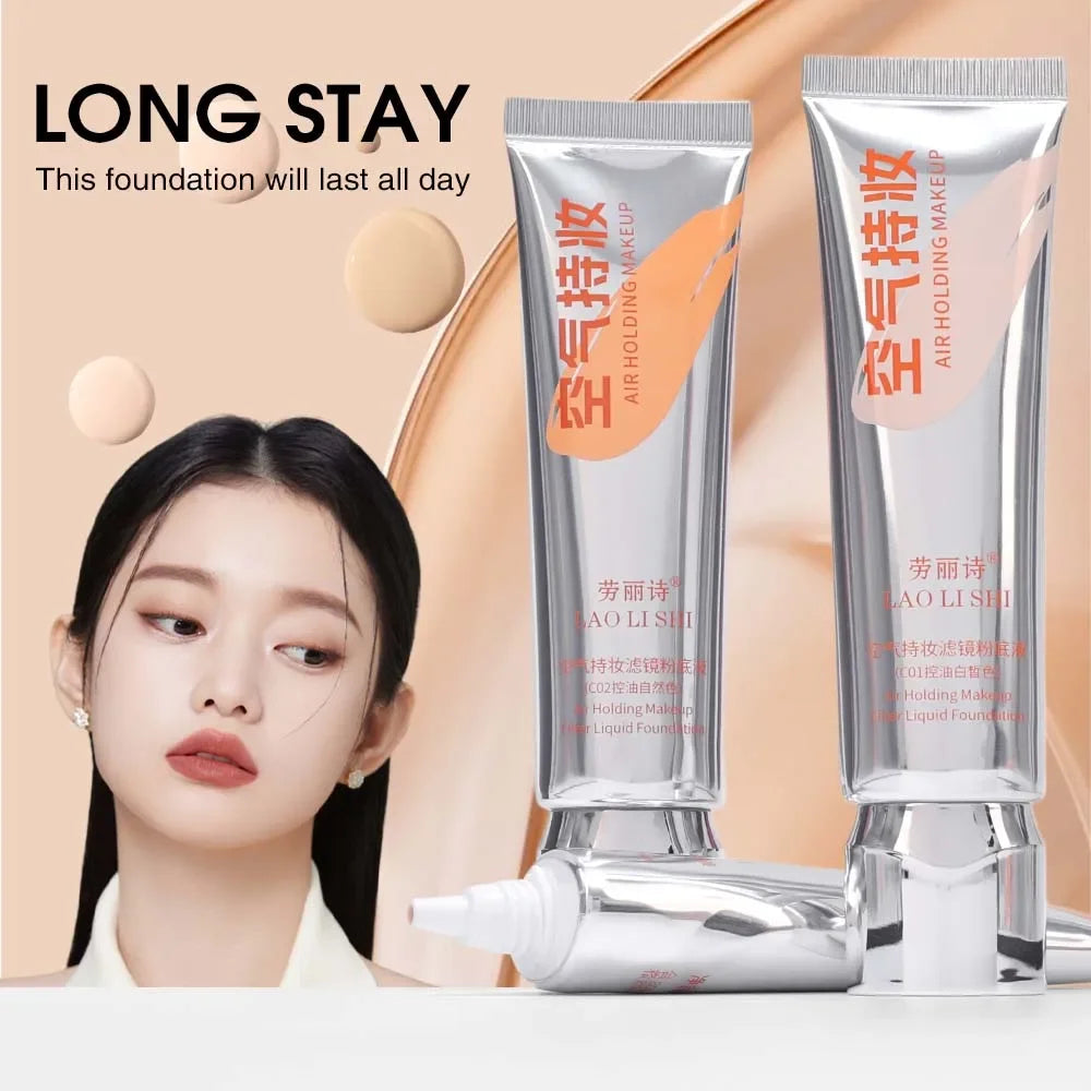 Face Foundation Cream Matte Smooth BB Cream Waterproof Long Lasting Moisturizing Concealer Liquid Full Coverage Acne Makeup Base