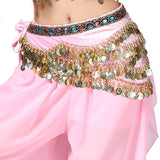 1PC New Style Belly Dance Belt Newest Multi-color Glass Silk Velvet Dancing Belt Scarf Crystal BellyDance Waist Chain Hip Scarf