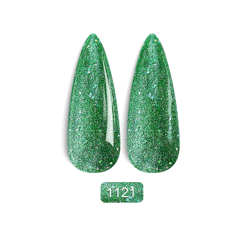 Rainbow Ghini Ultra Shiny Glitter Gel Nail Polish Semi-permanent Gellack UV Varnish Gold Silver Metal Gel Nail Art Wholesale Top