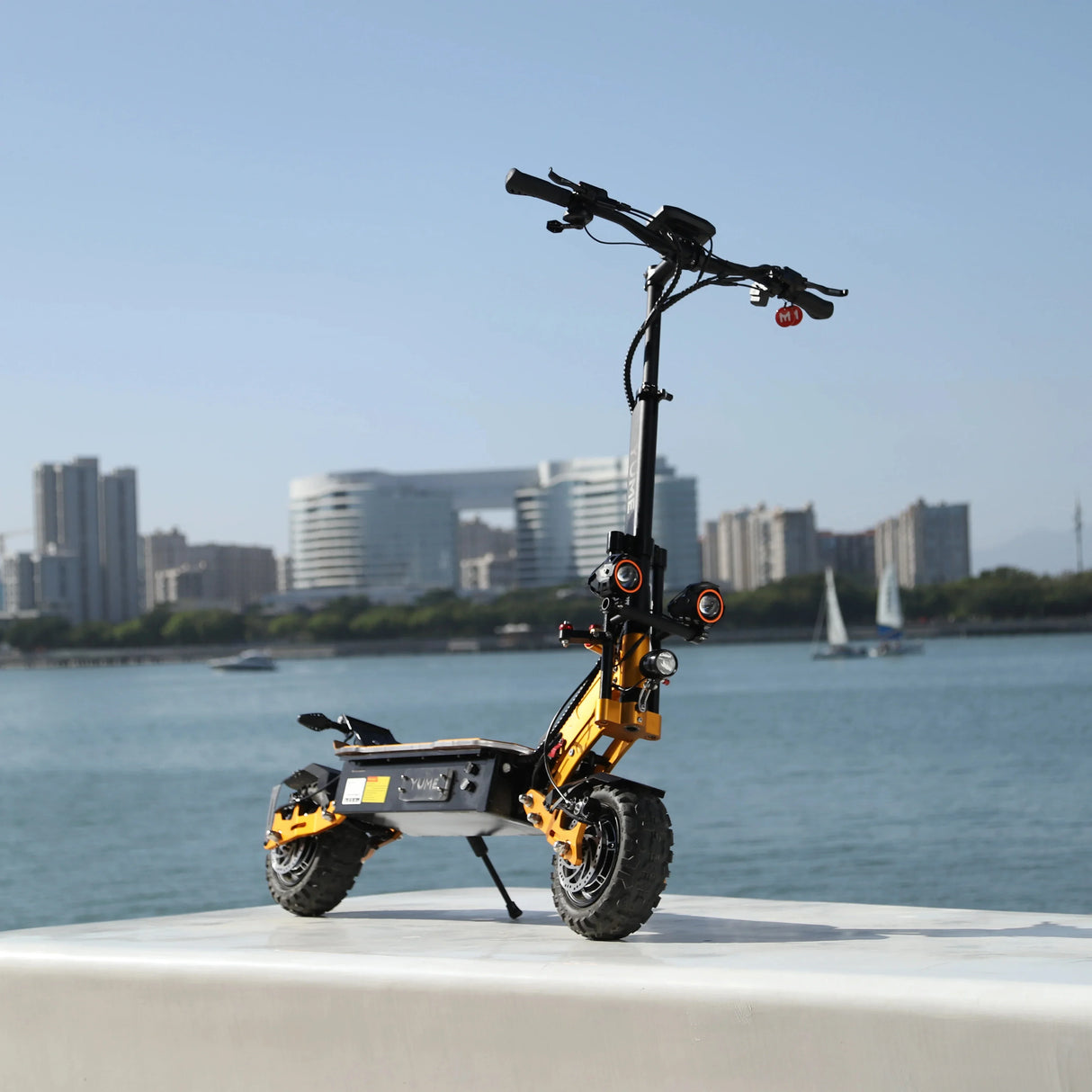 Patinete eléctrico todoterreno YUME X11+ de 6000 W con motor dual, 60 V-30 Ah, para adultos, velocidad máxima de 95 km/h, motor sin escobillas, alcance de 100 km.