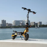 Patinete eléctrico todoterreno YUME X11+ de 6000 W con motor dual, 60 V-30 Ah, para adultos, velocidad máxima de 95 km/h, motor sin escobillas, alcance de 100 km.