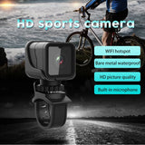 1080P High-Definition Sports Mini Camera With Hotspot WiFi Portable Waterproof Camera Motorcycle And Bicycle Driving Recorder