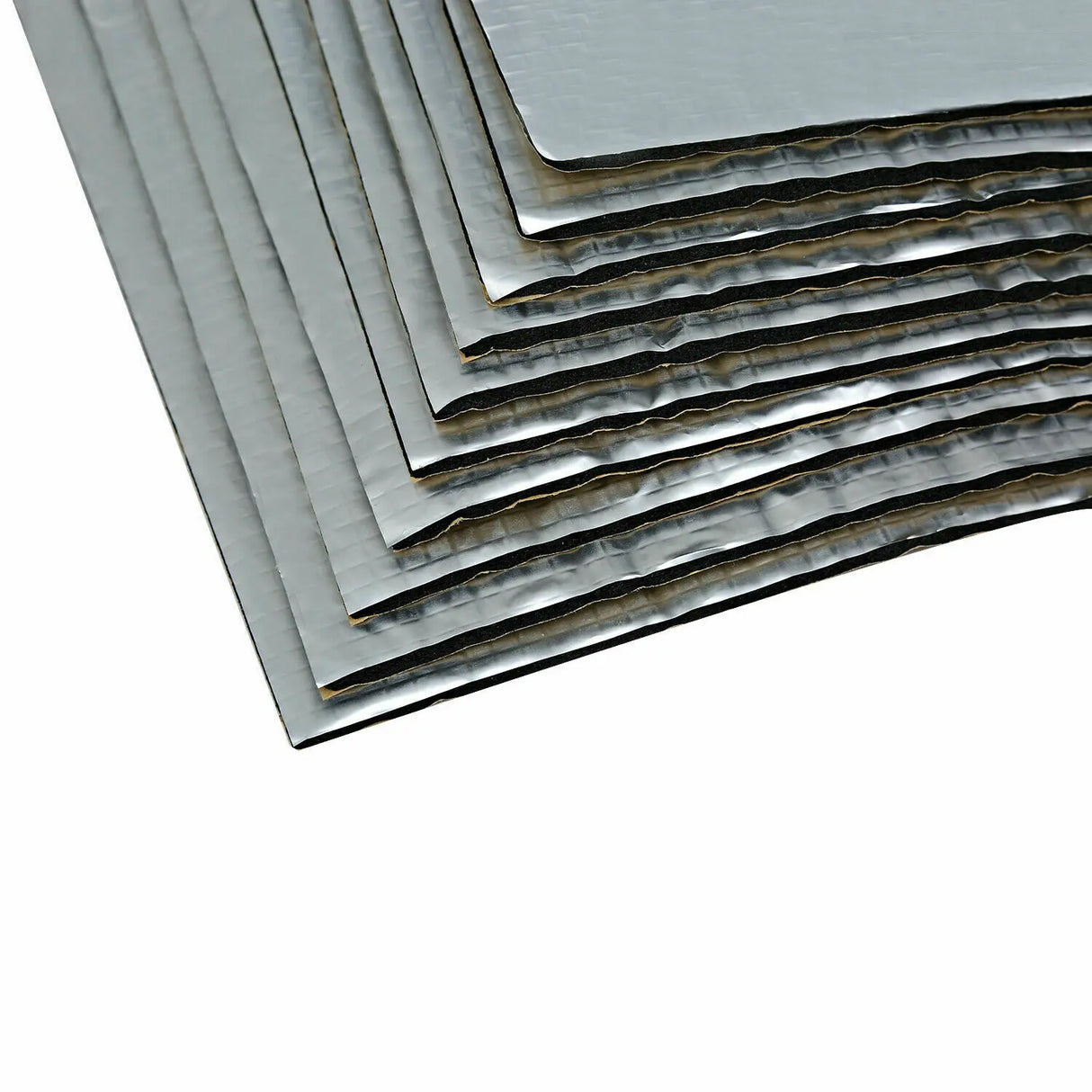 Lot de 10 tapis d'isolation thermique et insonorisant pour voiture et camionnette, isolation phonique et silencieuse pour capot de voiture, 5 mm