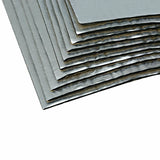 Lot de 10 tapis d'isolation thermique et insonorisant pour voiture et camionnette, isolation phonique et silencieuse pour capot de voiture, 5 mm