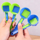 Embudo creativo con cuchara deslizante para preparar proteína en polvo, café, bebidas deportivas y aparatos portátiles de cocina para el hogar.