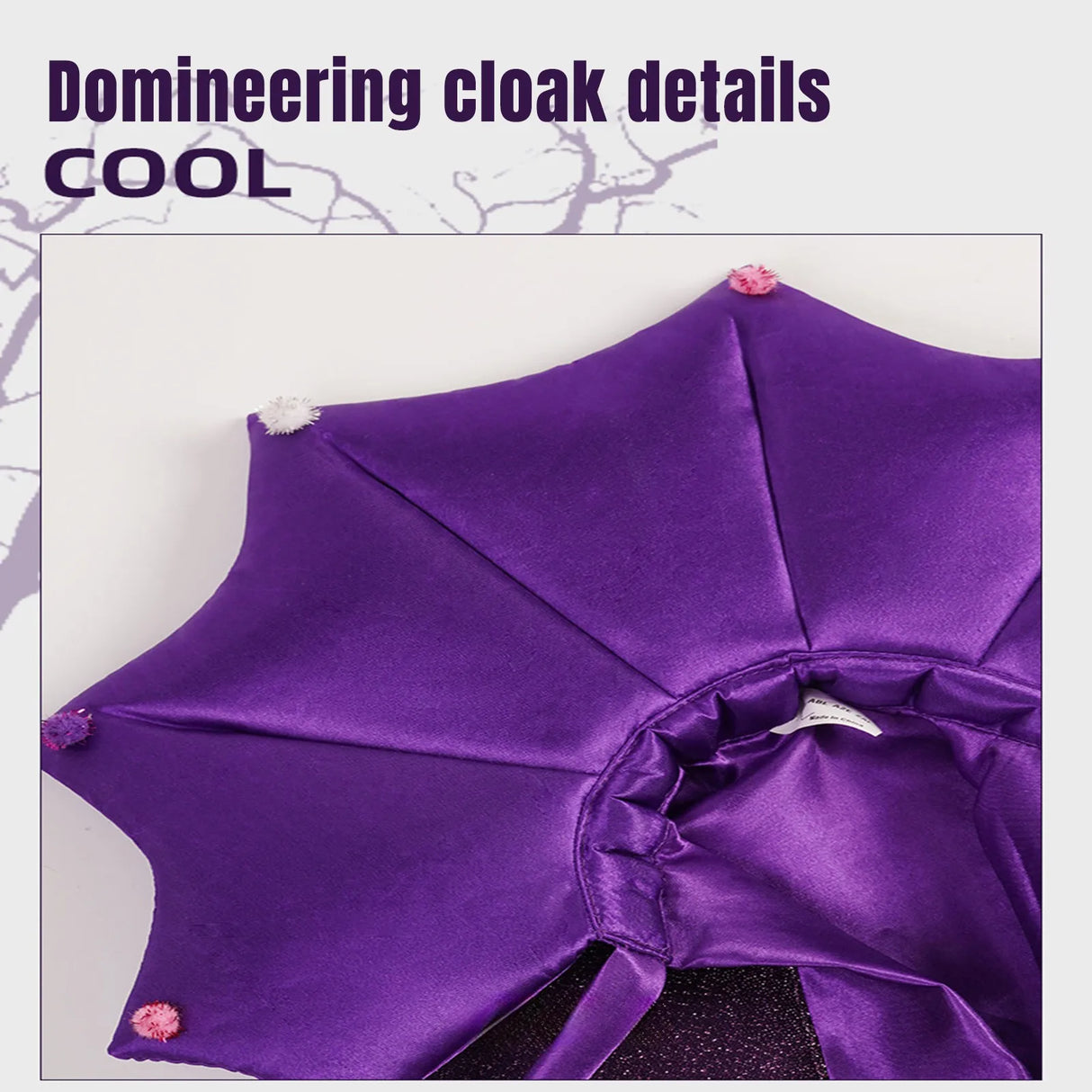 Halloween Pet Costume For Cat Purple Witch Costume Fun Cat Witch Costume Small Dog Outfit Cloak And Hat Set Pet Cos Clothes