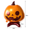 Halloween Theme Standing Balloon Pumpkin Haunted House Spider Cat Foil Balloon Happy Halloween Decor Supplies Kids Gifts