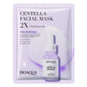 20 mascarillas faciales BIOAQUA Centella con colágeno, hidratantes y refrescantes, con ácido hialurónico, para el cuidado de la piel.