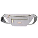 Women Waist Bag Fanny Pack Zipper Chest Bag Female Banana Bag Money Pouch Travel Shoulder Purse Belly Pocket Hip Bum Bag - Lootquake