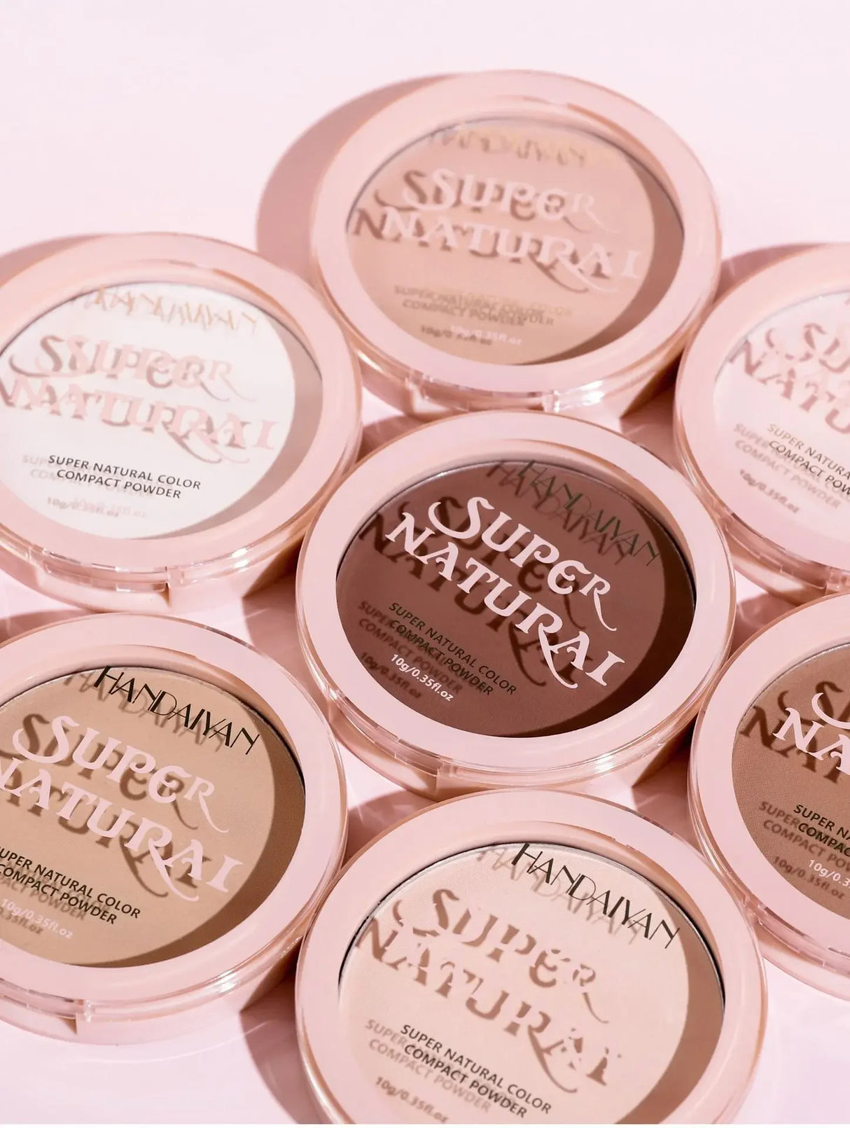 8 Colors Matte Face Pressed Powder 24 Hours Oil Control Natural Foundation Brightening Full Coverage Setting Powder Face Makeup