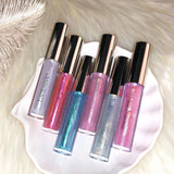 HANDAIYAN Best Seller Glitter Lip Gloss 6colors Moisturizing Mermaid Lip Glaze Waterproof Long Lasting Liquid Lip Stick