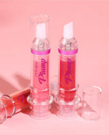Sexy Plumper Glitter Red Nude Lipstick Liquid Waterproof Moisturize Oil Lipgloss Makeup Lip Plumping Booster Gloss Lipstick